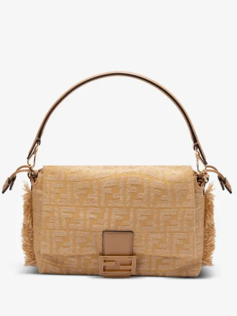 FENDI マンマバゲット フリンジ ショルダーバッグ M