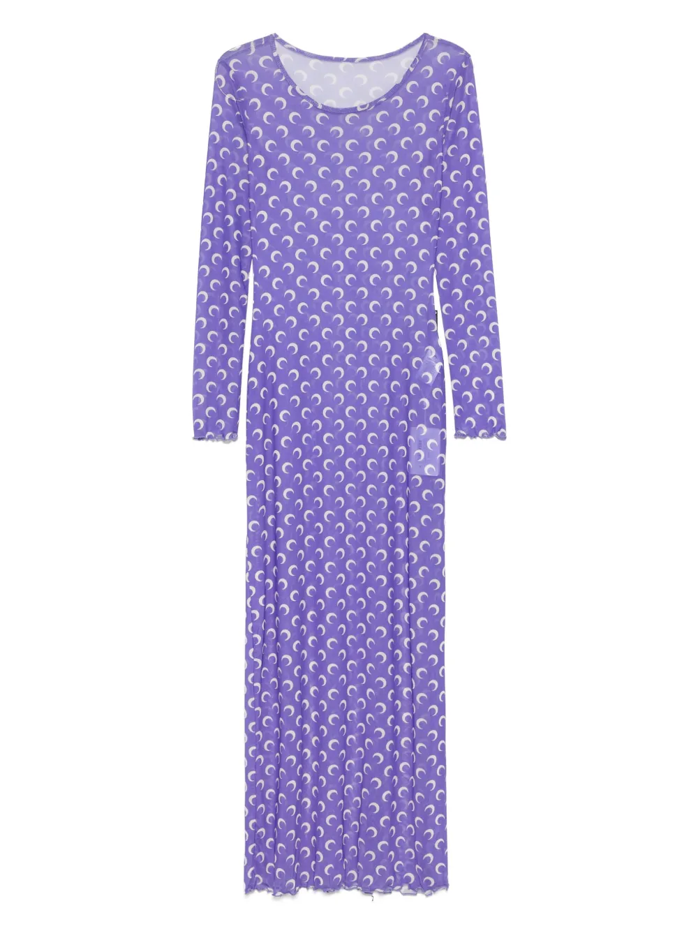 Marine Serre Maxi-jurk met print Paars