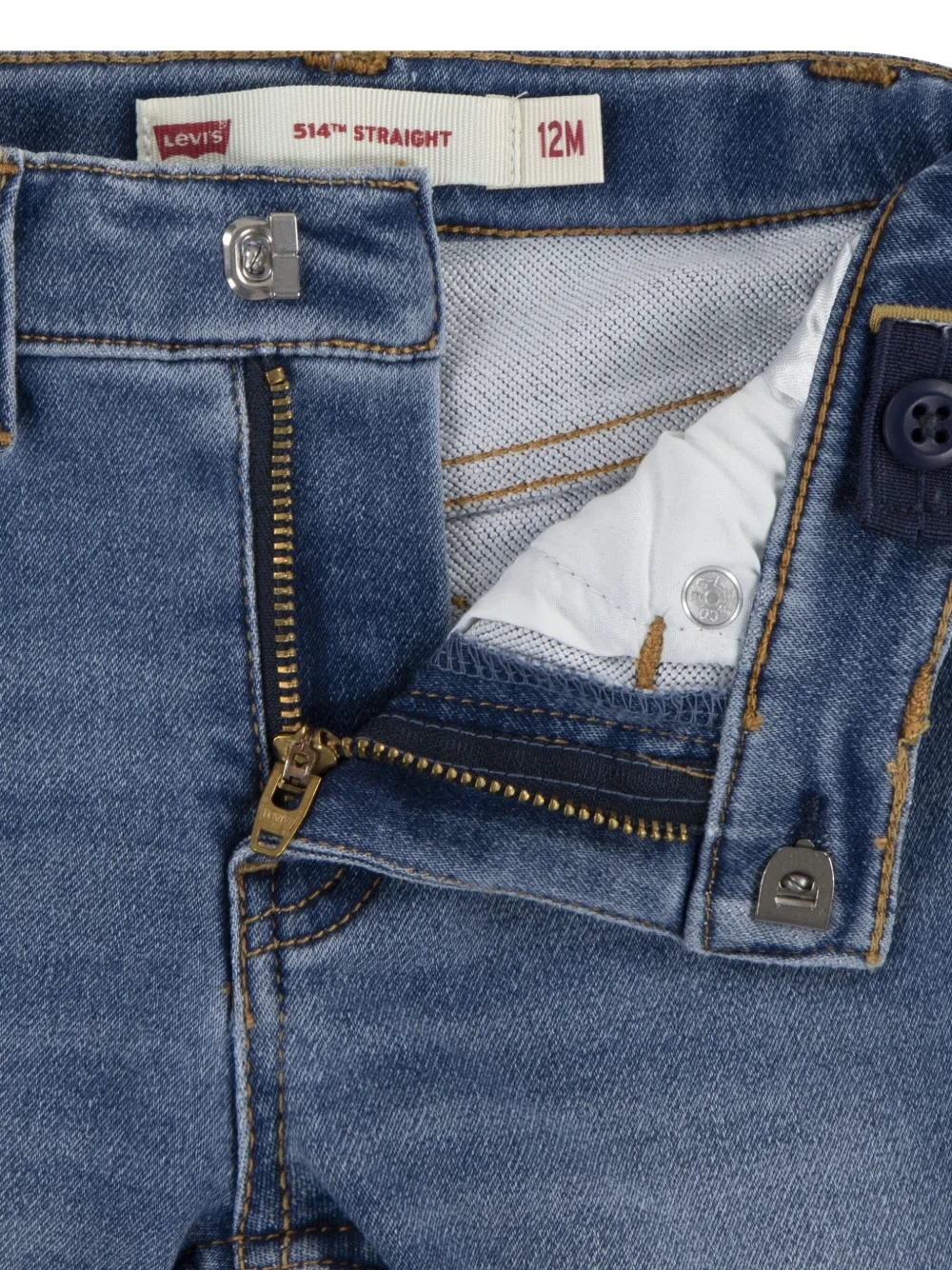 Levi's Kids Straight jeans Blauw