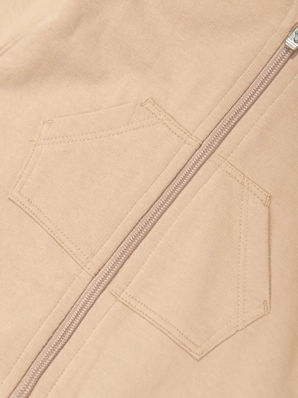 Nike Kids Romper met logoprint Beige