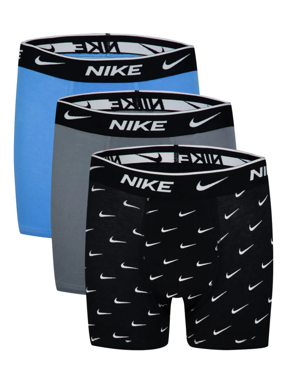Nike Kids ロゴウエスト ボクサーパンツ セット - ブラック Nike Kids ロゴウエスト ボクサーパンツ セット - ブラック