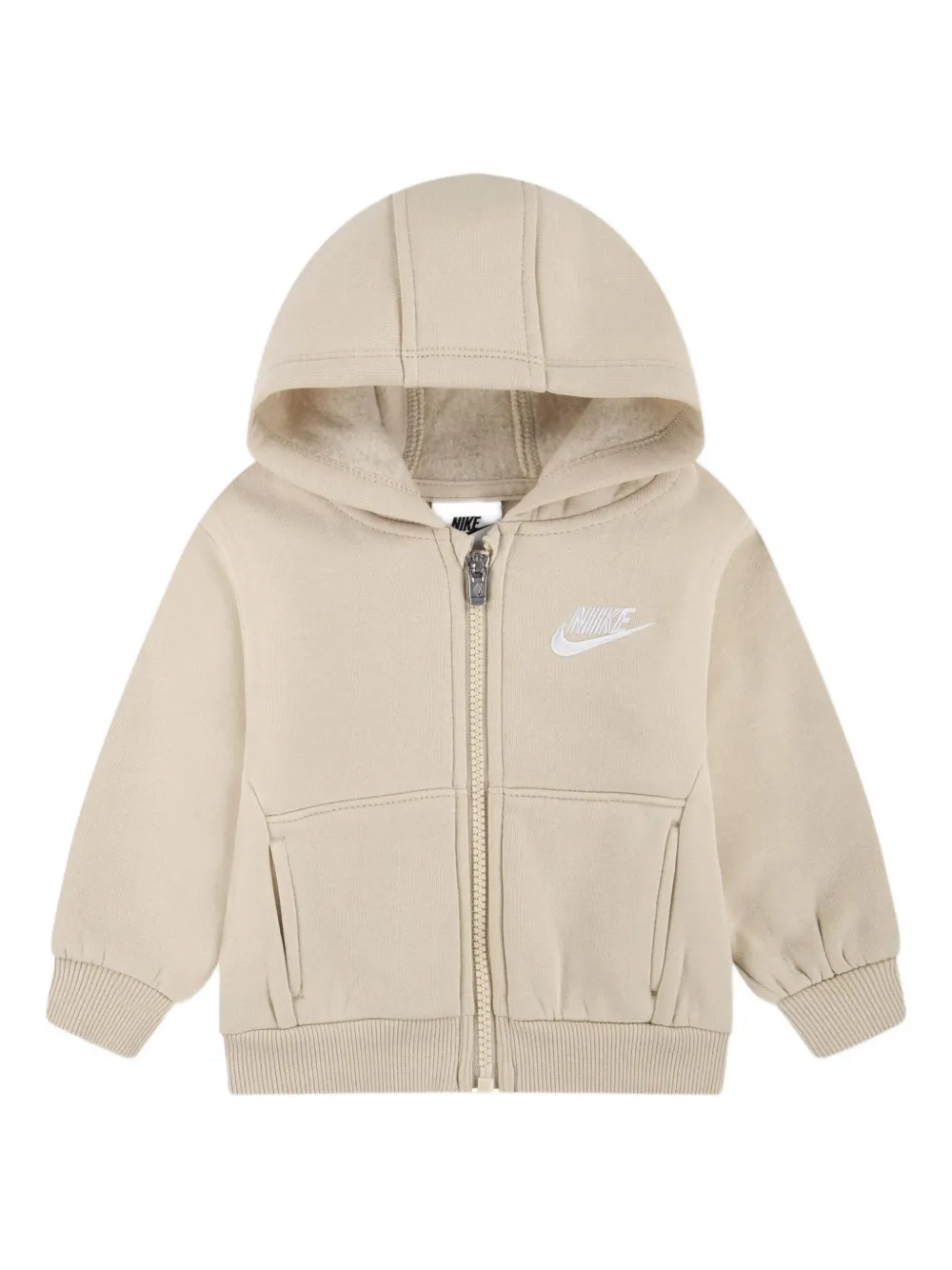 Nike Kids Trainingspak met geborduurd logo Beige