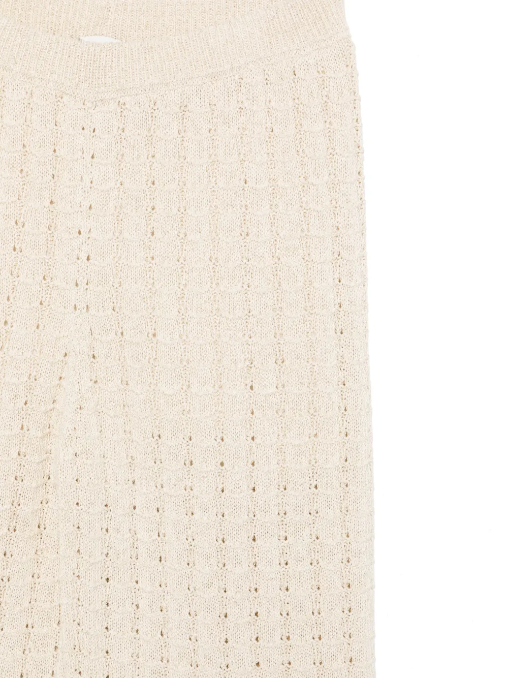 Eleventy Knitted Trousers In Neutrals
