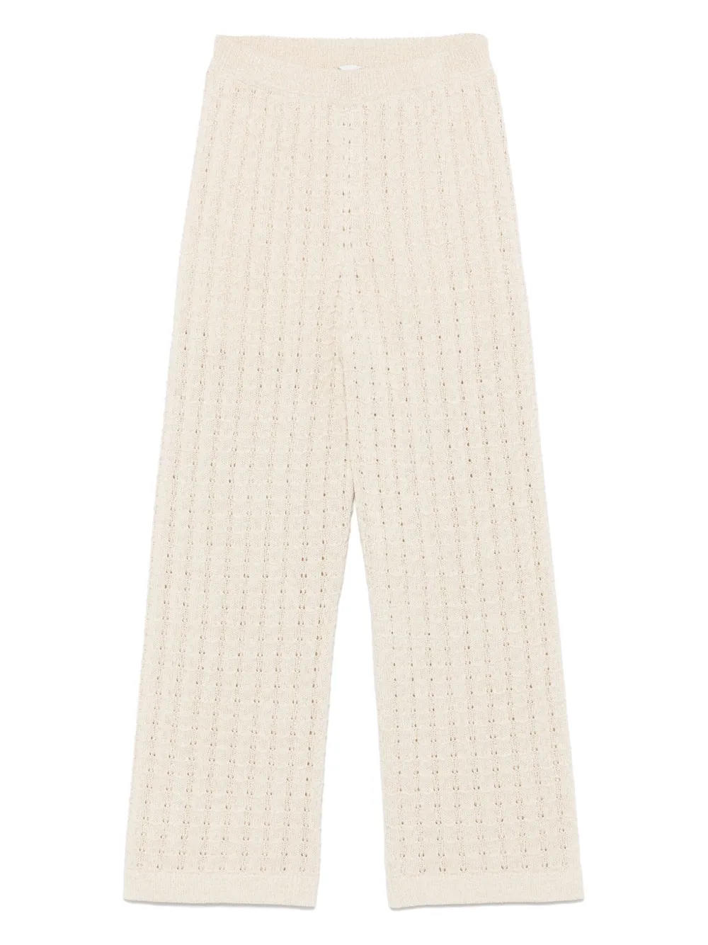 Eleventy Knitted Trousers In Neutrals
