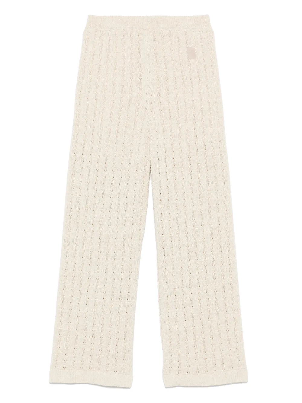 Eleventy Knitted Trousers In Neutrals