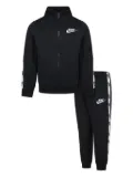 Nike Kids Swoosh-embroidered tracksuit - Black
