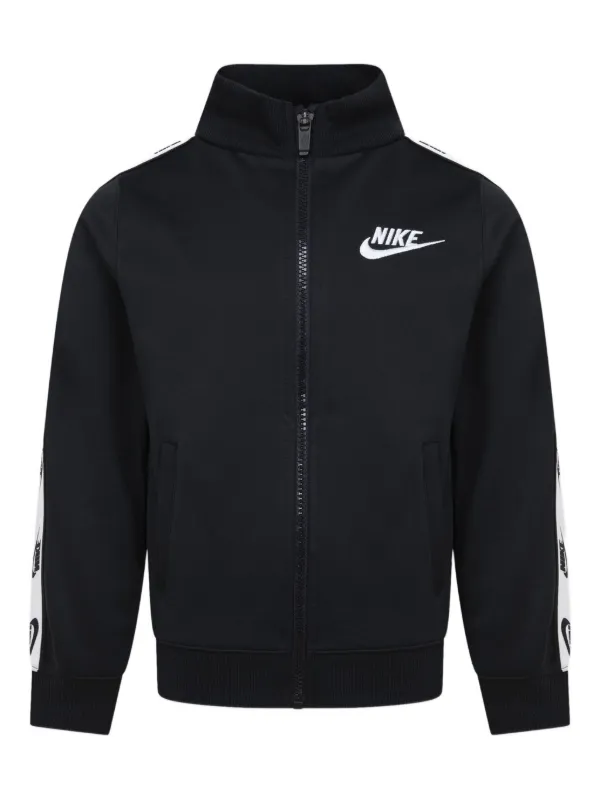 Nike Kids Swoosh-embroidered Tracksuit | Black | FARFETCH