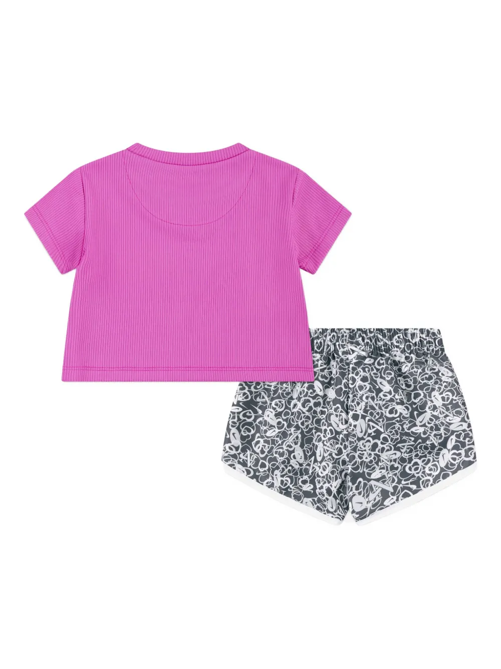 Nike Kids printed T-shirt and shorts | Tracksuit Sets | Image 2