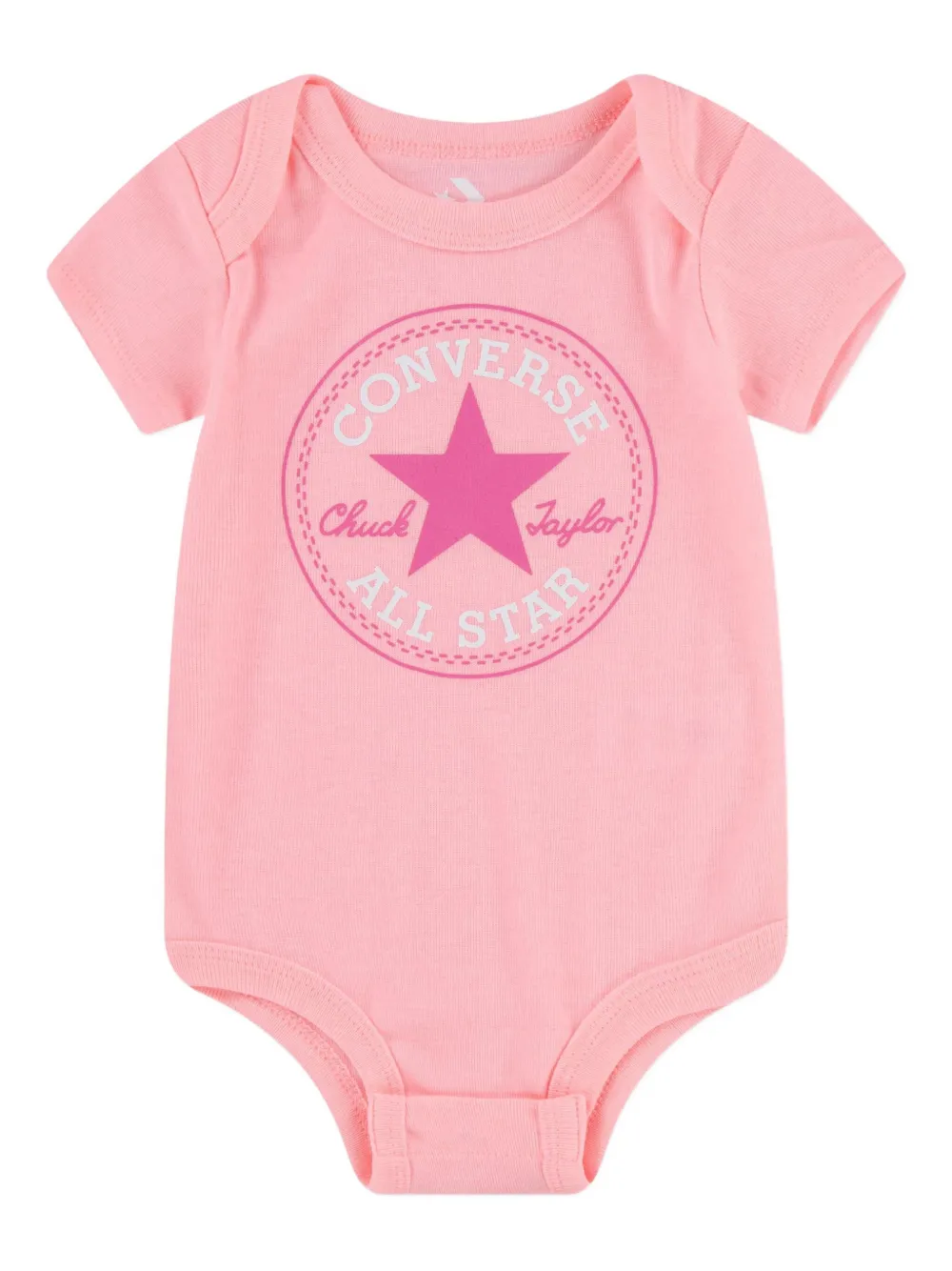 Converse Kids Romper met Chuck Taylor-patch Roze
