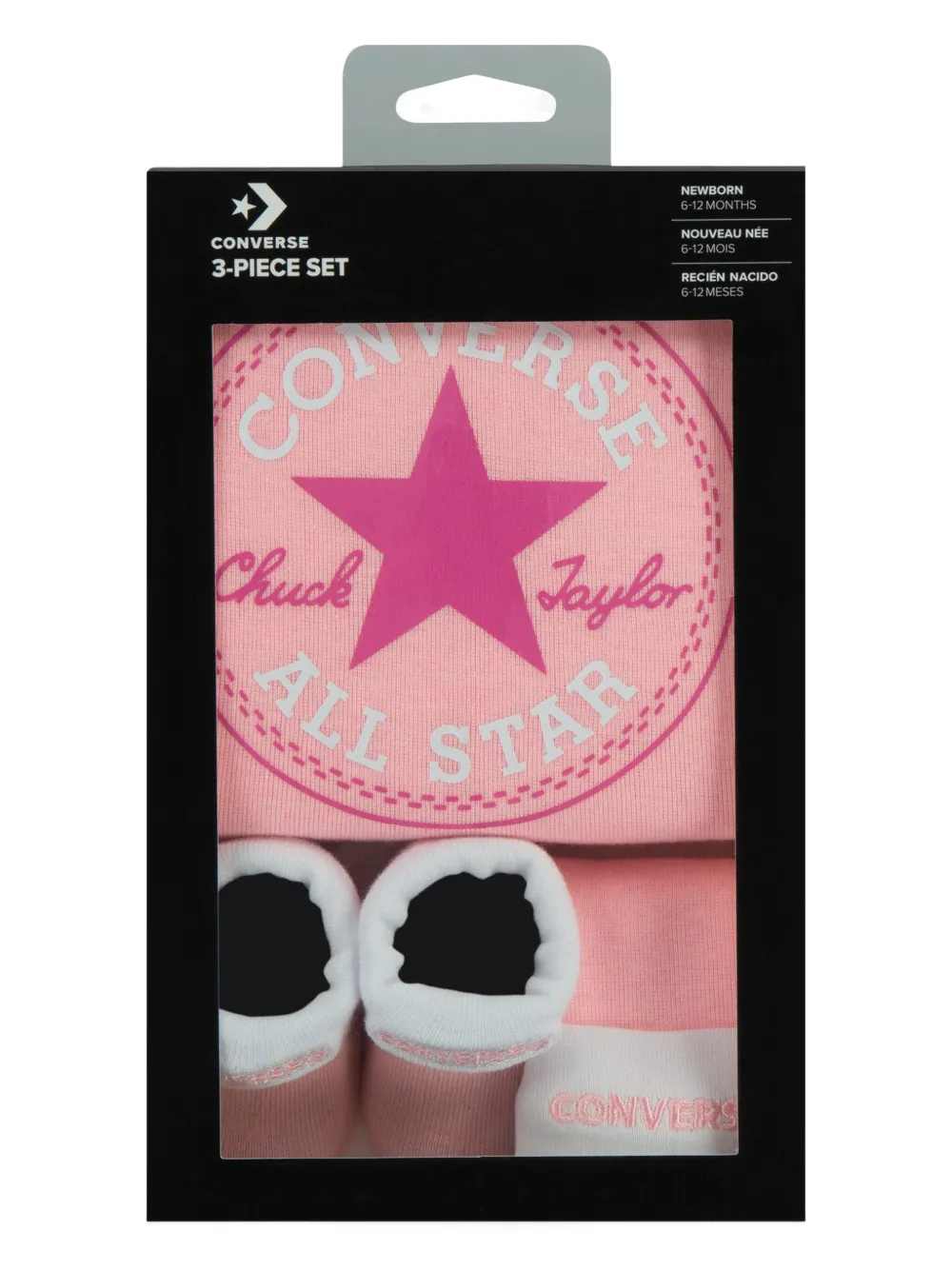 Converse Kids Romper met Chuck Taylor-patch Roze
