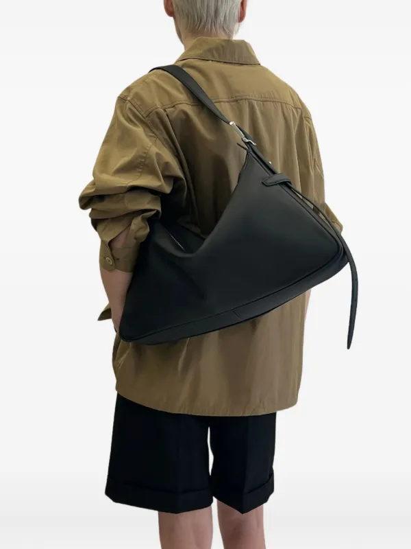 Bonastre Medium Rider Leather Shoulder Bag | Black | FARFETCH