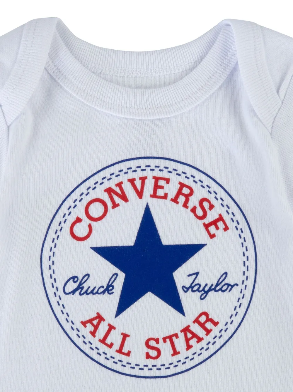 Converse Logo-print Babygrow Set In White