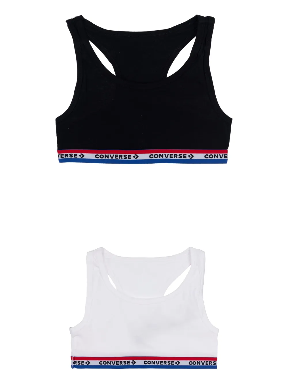 Converse Kids racerback sports bra (pack of two) | Black | Image 1