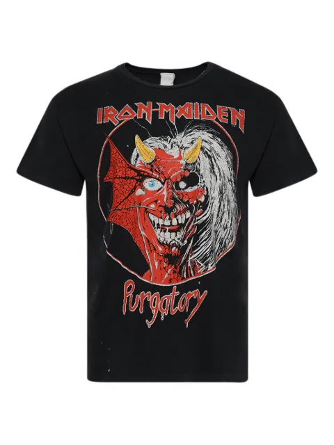 MadeWorn t-shirt en coton à imprimé Iron Maiden