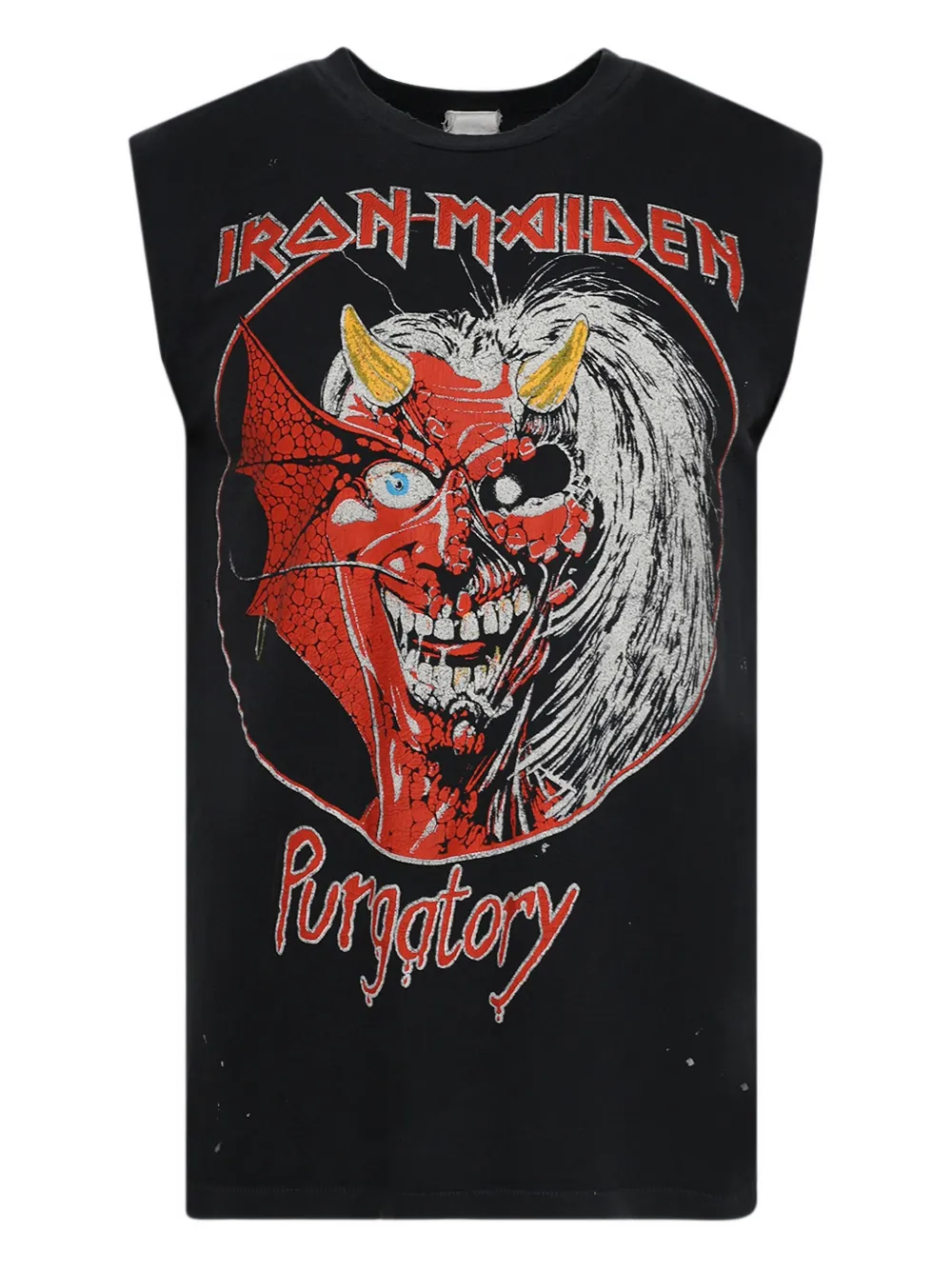 MadeWorn Iron Maiden-graphic cotton tank | Black | Image 1