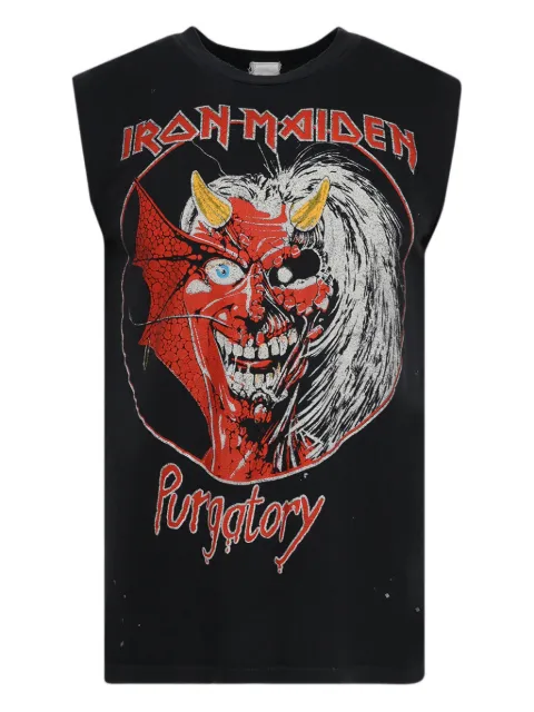MadeWorn Iron Maiden-graphic cotton tank 
