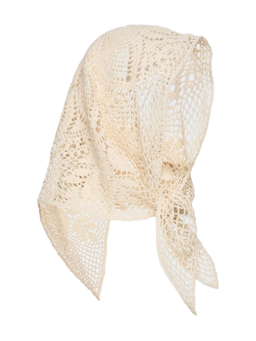 Magda Butrym crochet scarf - Beige