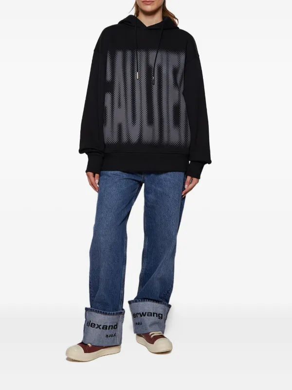 Jean Paul Gaultier halftone-print Hoodie | Black | FARFETCH JO