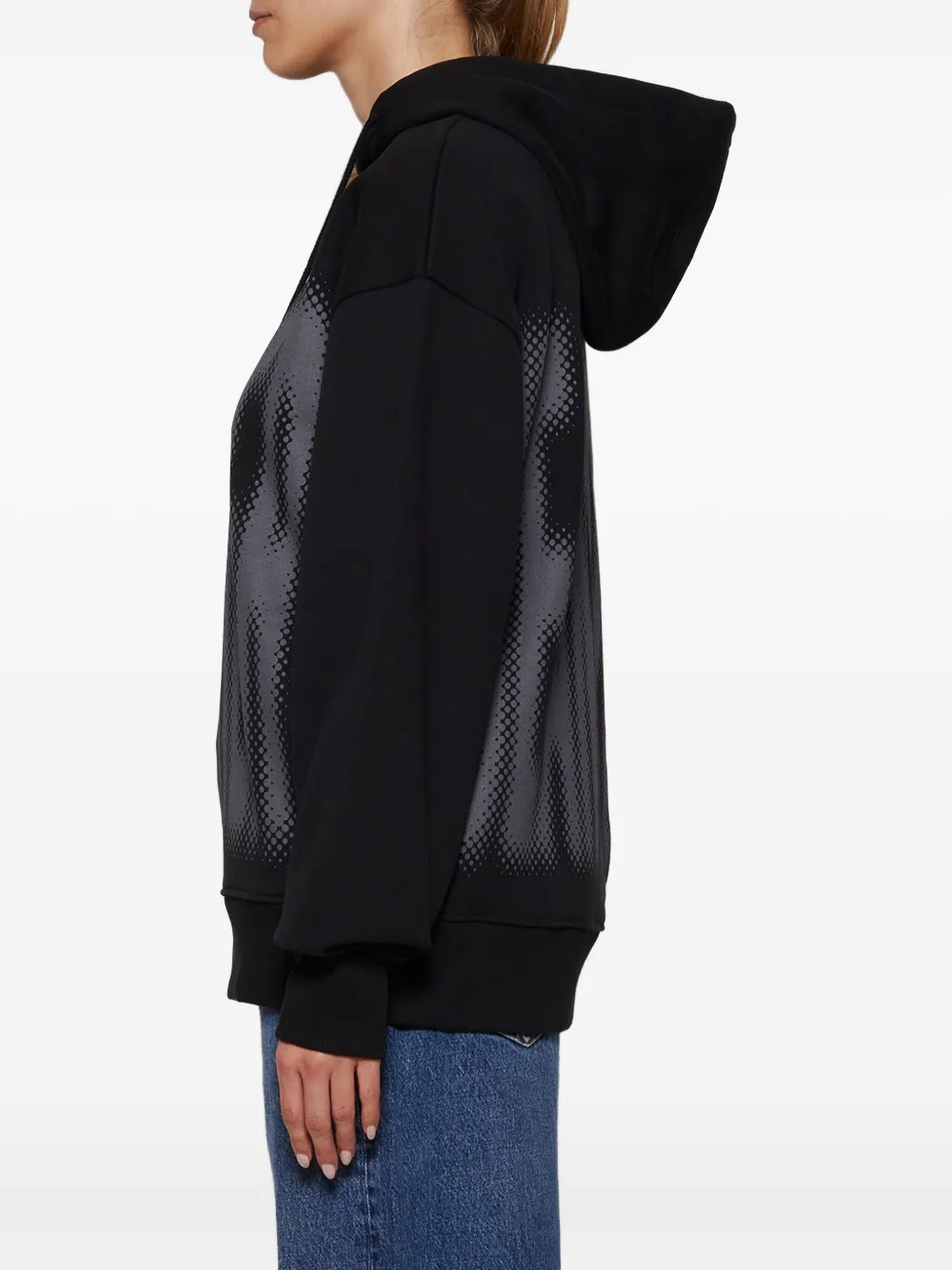 Jean Paul Gaultier Hoodie met print Zwart