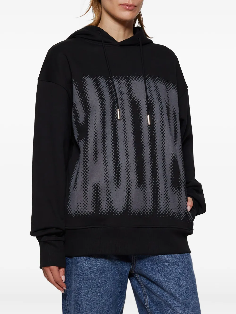 Jean Paul Gaultier Hoodie met print Zwart