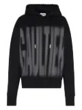 Jean Paul Gaultier halftone-print hoodie - Black