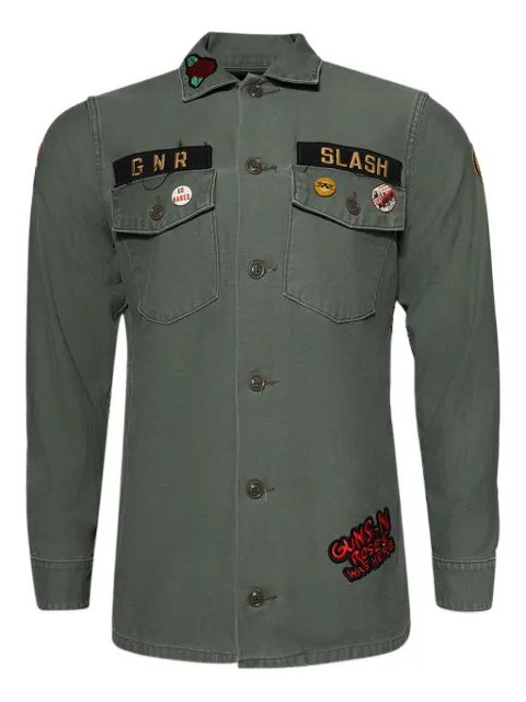 MadeWorn Guns N Roses-appliqué shirt