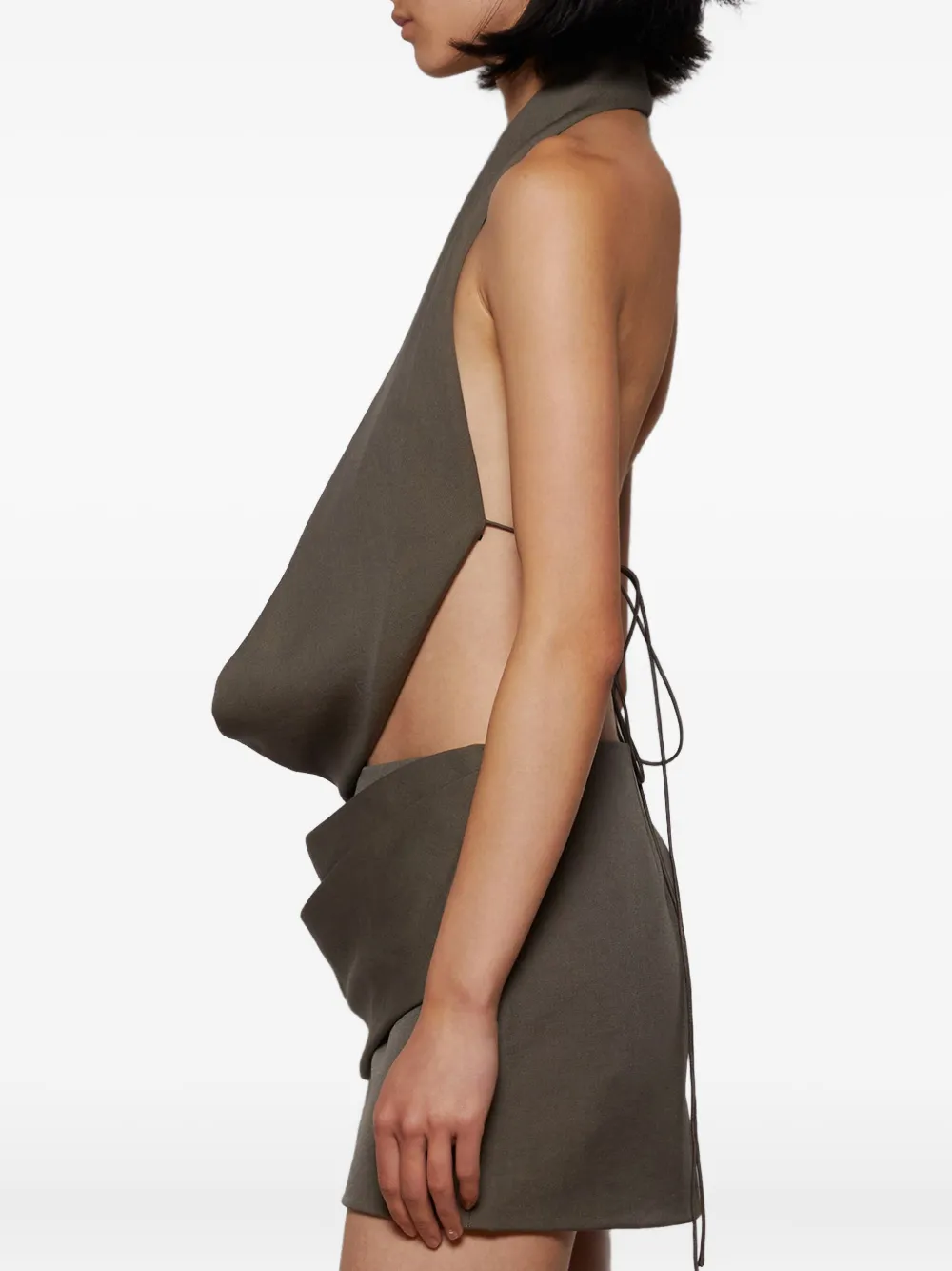 Alex Perry Haltertop Grijs