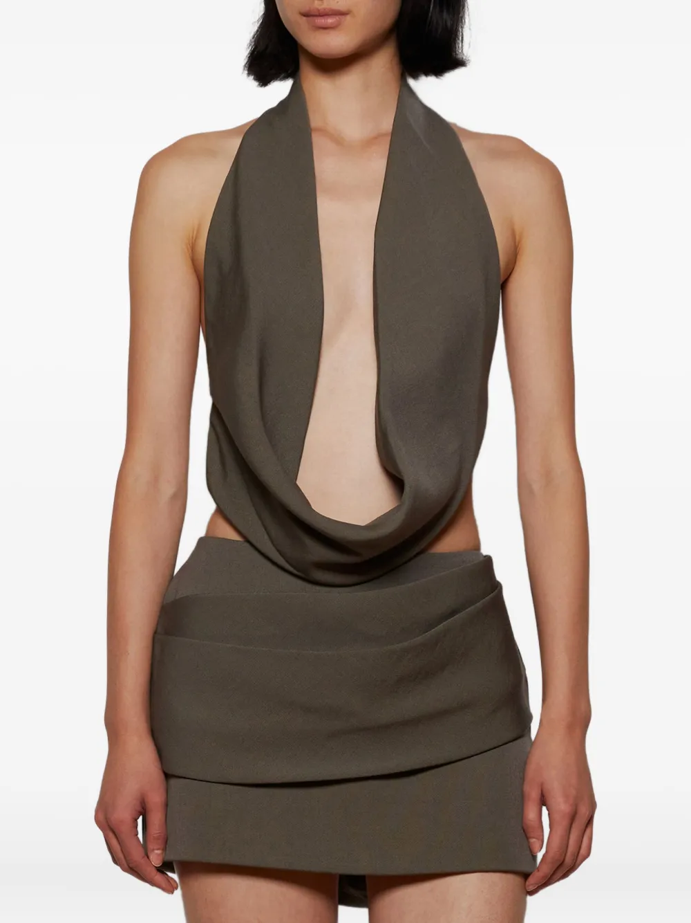 Alex Perry Haltertop Grijs