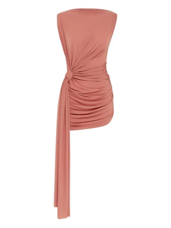 alex perry pink mini dress Alex Perry Magenta Pink Sleeveless Mini Dress with Corset Top Detail S   Sellier