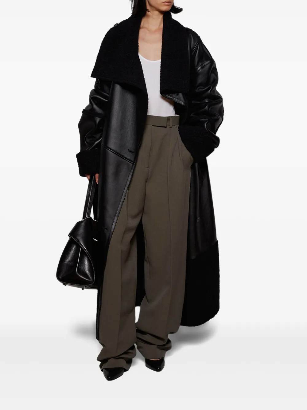 Alex Perry pleated trousers - Groen