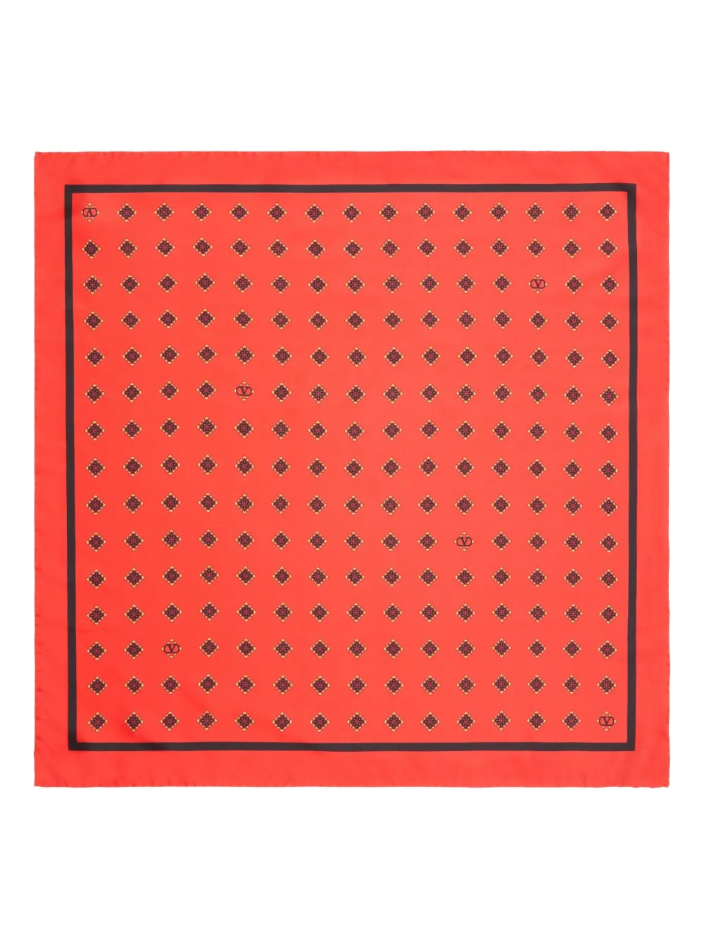 Valentino Garavani Opticool silk scarf - Red