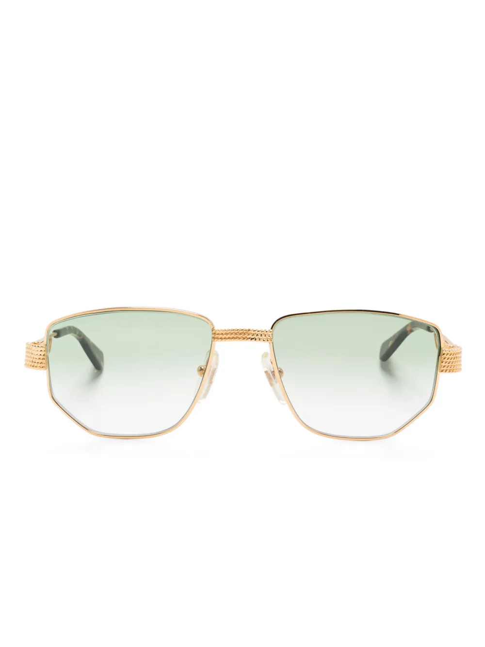 Tiffany & Co. Pre-Owned pilot-frame sunglasses | Gold | Image 1