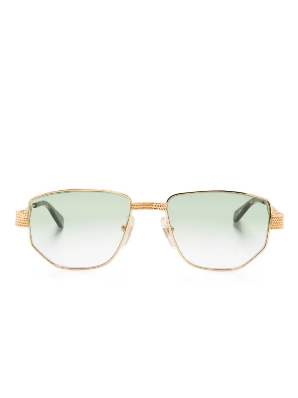 Tiffany & Co. Pre-Owned パイロット サングラス | ゴールドトーン
