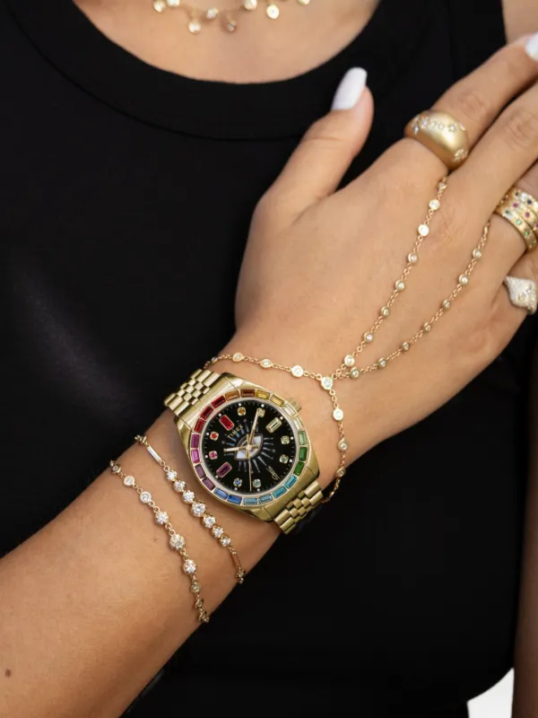 TIMEX x Jacquie Aiche Cosmic Nights 36mm | Black | FARFETCH ZA