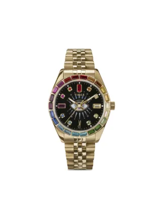 TIMEX x Jacquie Aiche Cosmic Nights 36mm | Black | FARFETCH BH