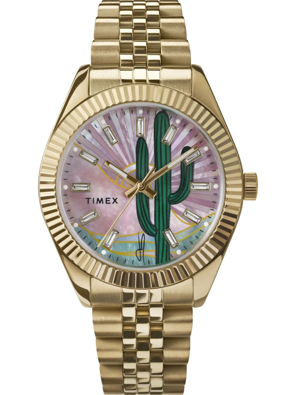 TIMEX x Jacquie Aiche Modello tondo 36mm - Rosa