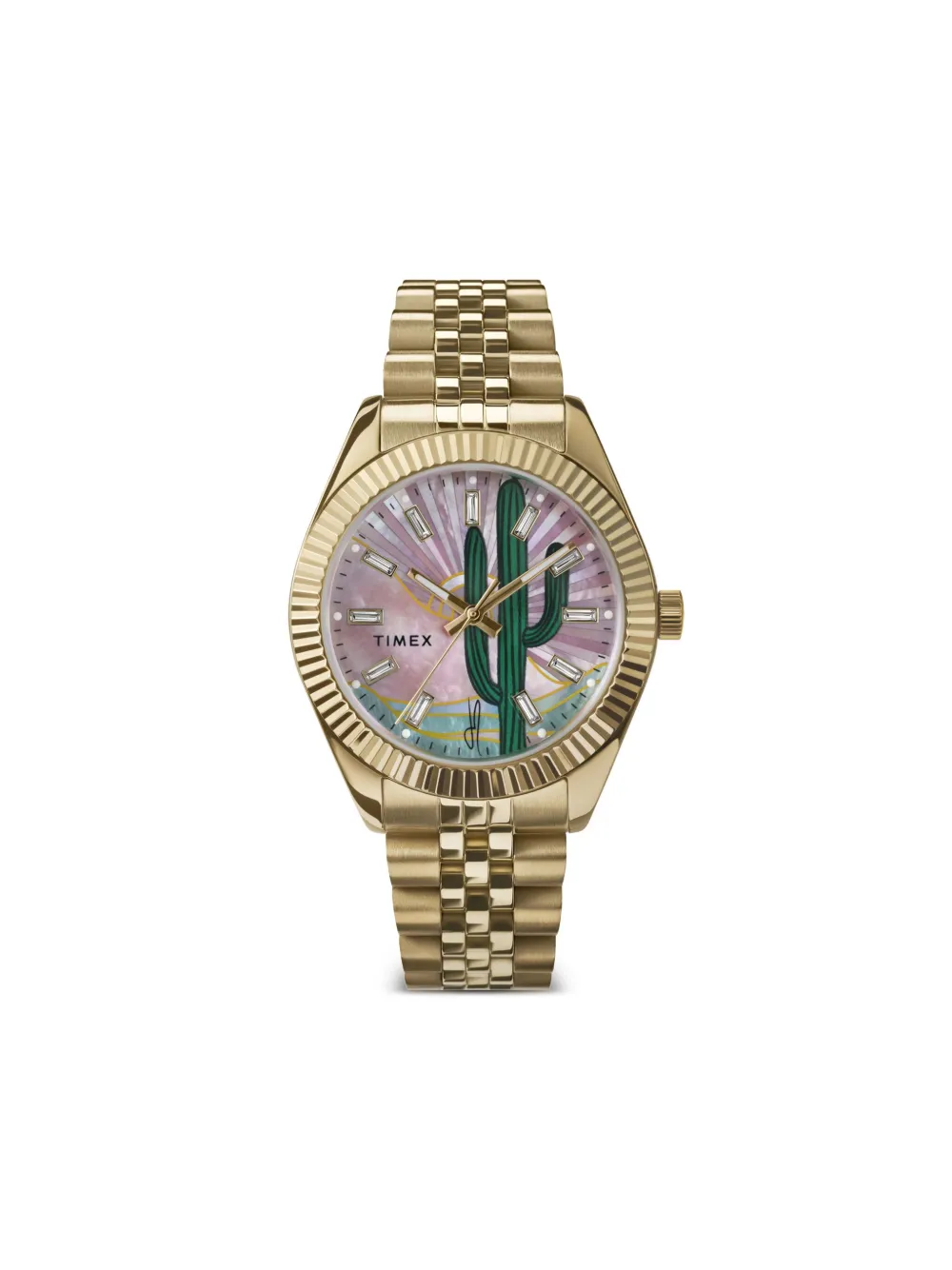 TIMEX x Jacquie Aiche round-face 36mm | Pink | Image 1