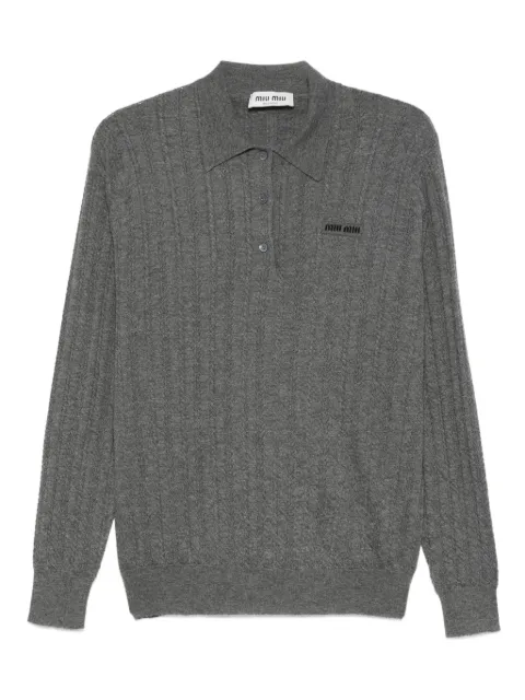 Miu Miu cashmere polo sweater