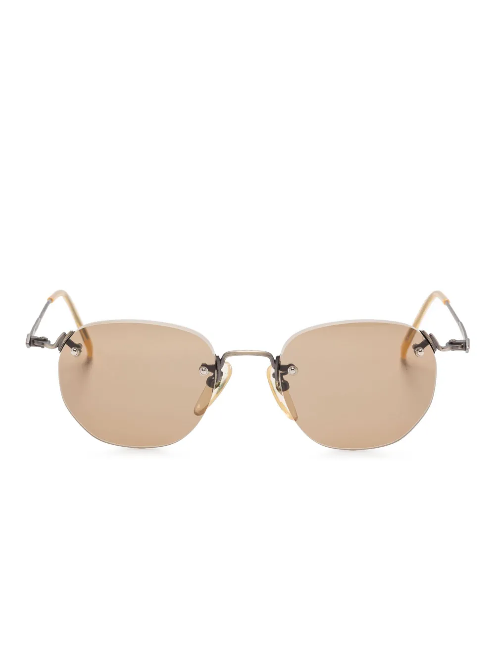 Jean Paul Gaultier Pre-Owned rimless sunglasses - シルバートーン Jean Paul Gaultier Pre-Owned rimless sunglasses - シルバートーン