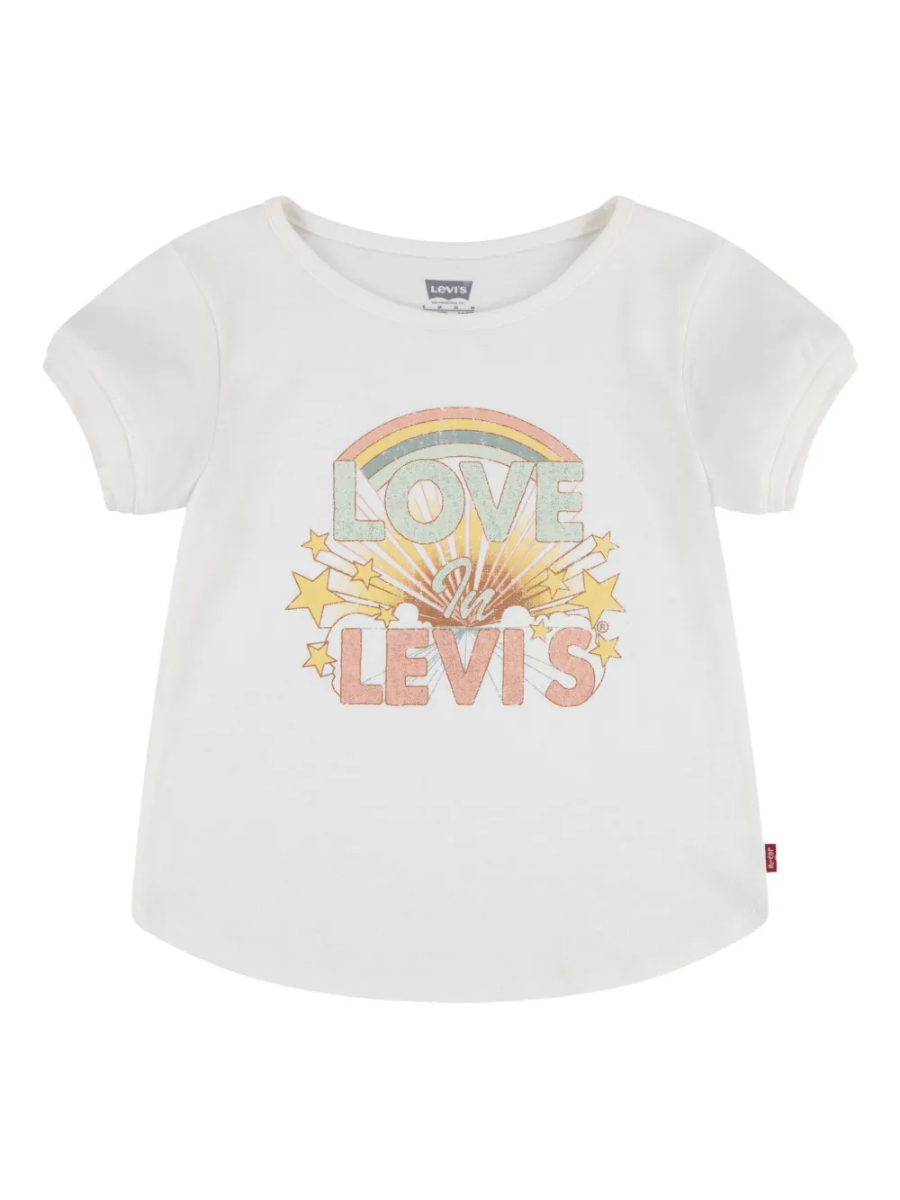 Levi's Kids レインボー グラフィック Tシャツ - ホワイト Levi's Kids レインボー グラフィック Tシャツ - ホワイト
