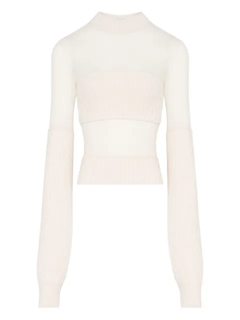 Jean Paul Gaultier ribbed wool sweater