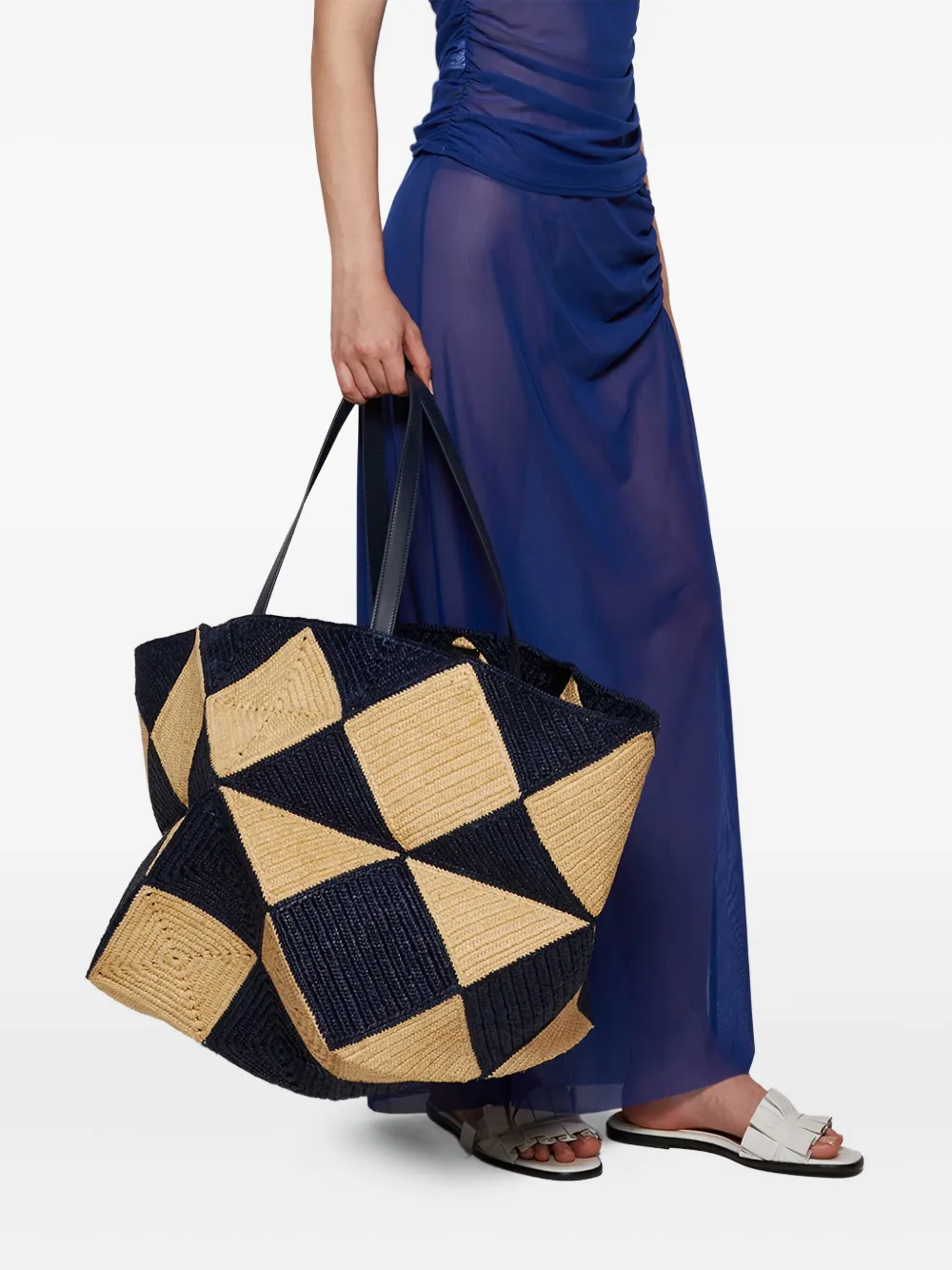  Loewe Xxl Puzzle Fold Tote Bag - Neutrals 