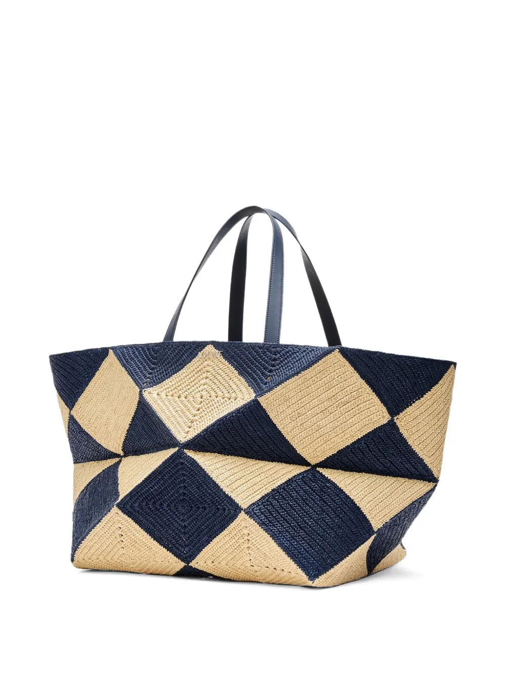 LOEWE XXL Puzzle Fold shopper Blauw