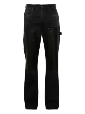 Purple Brand ダメージ ジーンズ | ブラック | FARFETCH JP