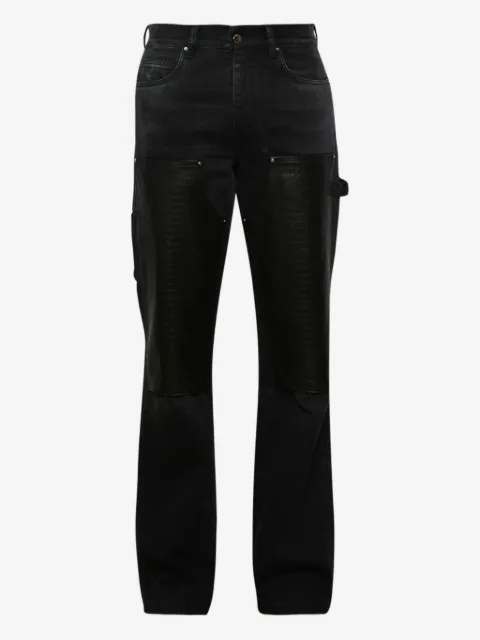 AMIRI embossed-panel carpenter jeans