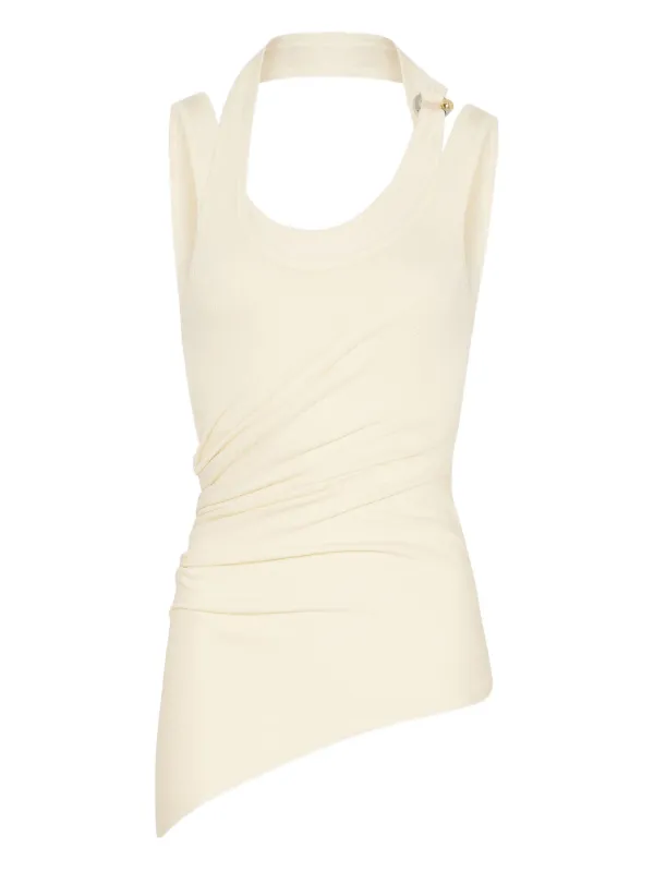 美品 JEAN PAUL GAULTIER トップス オフショルダー 　白 a25_jean-paul-gaultier_a25-