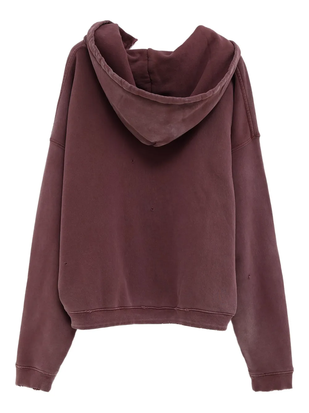 Enfants Riches Déprimés Gerafelde hoodie met logoprint Rood