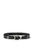 Enfants Riches Déprimés studded leather belt - Black