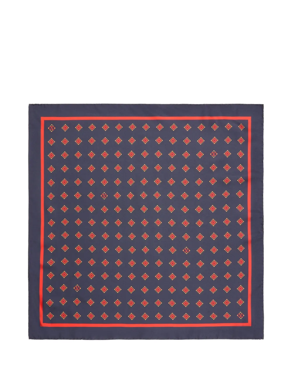 Valentino Garavani Foulard Opticool in seta - Blu
