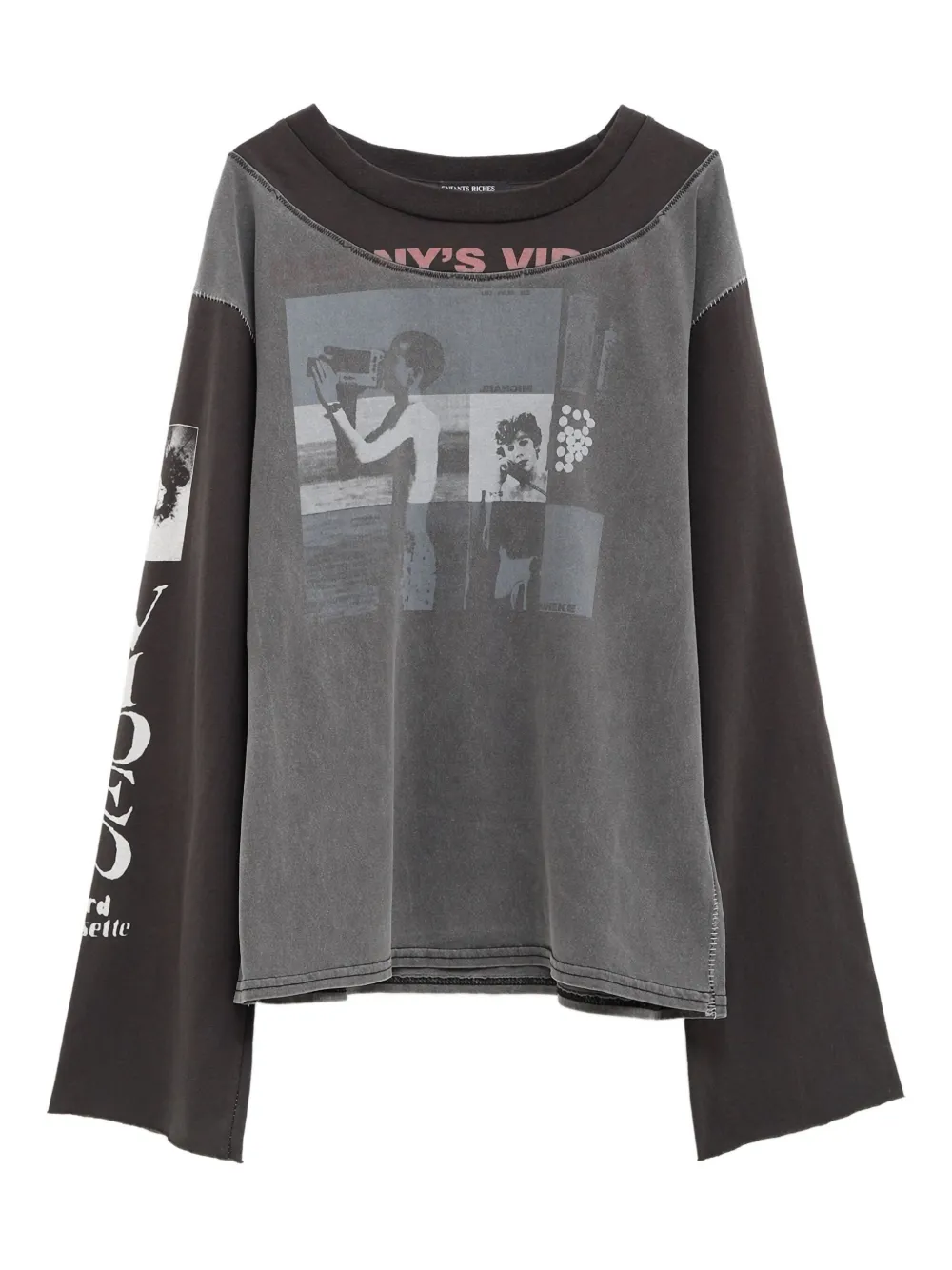 Enfants Riches Déprimés Benny's Video Assemblage T-shirt | Black | Image 1